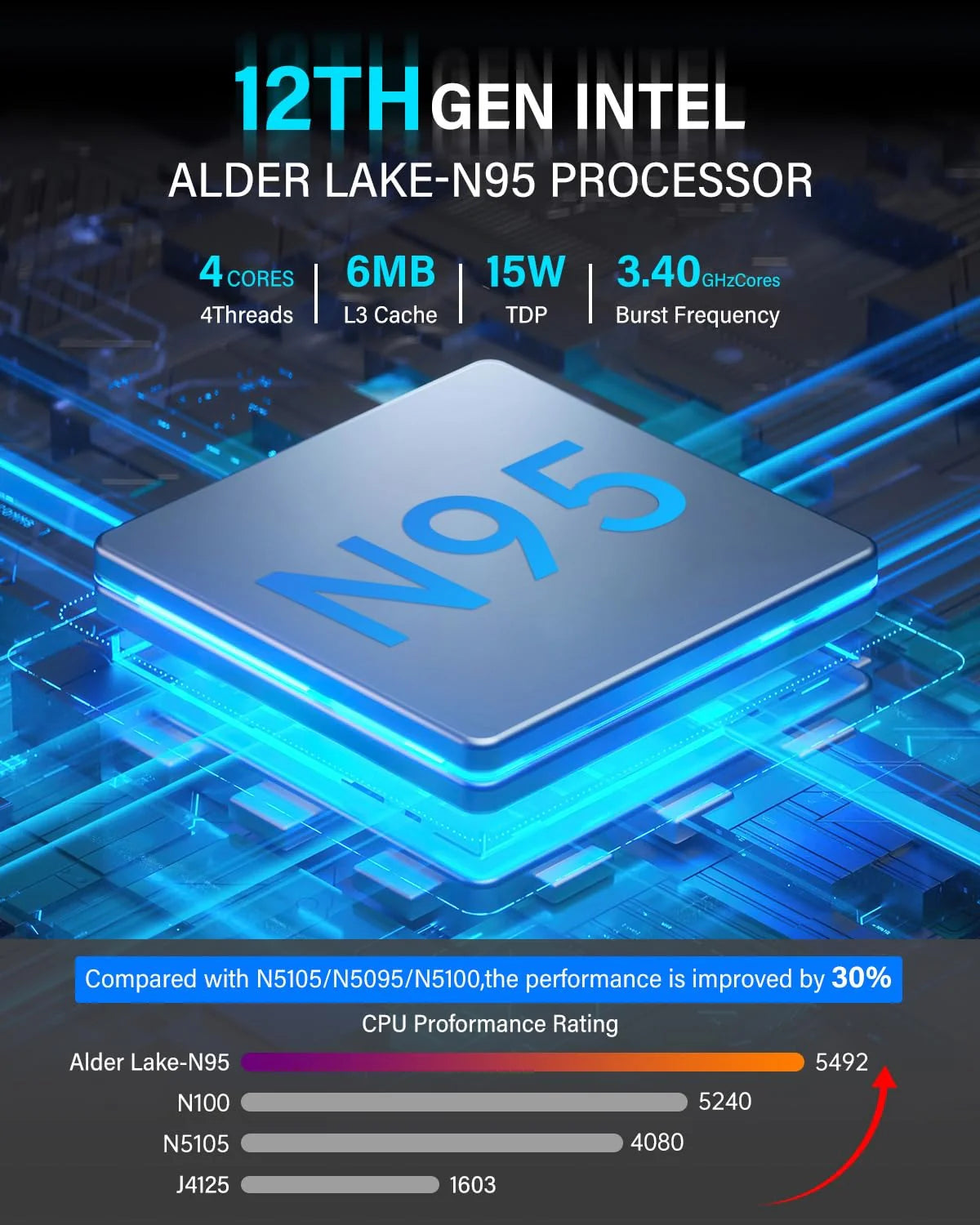 2026 KAMRUI GK3Plus Mini PC, 16GB RAM, 512GB M.2 SSD Mini Computer
