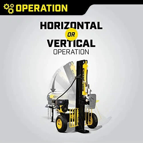 2026 Champion Power Equipment-100251 25-ton petrol log splitter with horizontal/vertical splitting wedge and automatic return