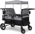 2026 Jeep Wrangler Deluxe 4-seater stroller by Delta Children Premium Quad stroller