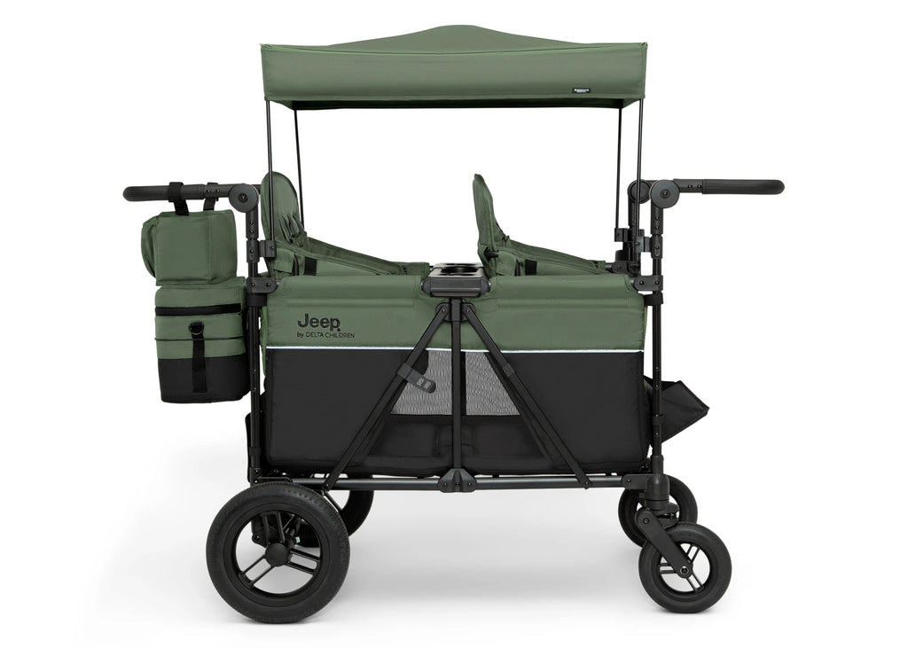 Jeep Wrangler Deluxe 4 Seater Stroller Wagon with Cooler Bag