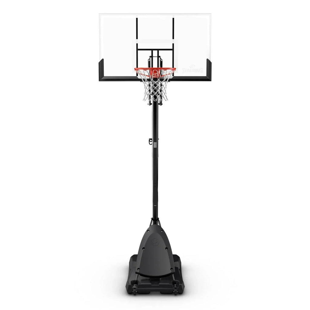 2026 2025 Spalding 54-inch shatterproof polycarbonate Exacta height basketball hoop system, portable