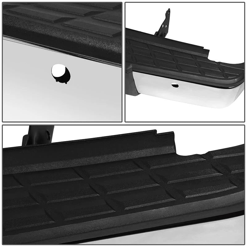 Rear Step Bumper w/Sensor Holes & Plate Lights  07-13 Chevy/GMC Silverado Sierra 1500