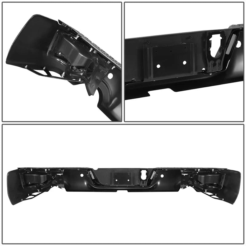 Rear Bumper (w/Dual Exhaust & Parking Sensor Holes) 11-18 Ram 1500, 19-23 1500 Classic