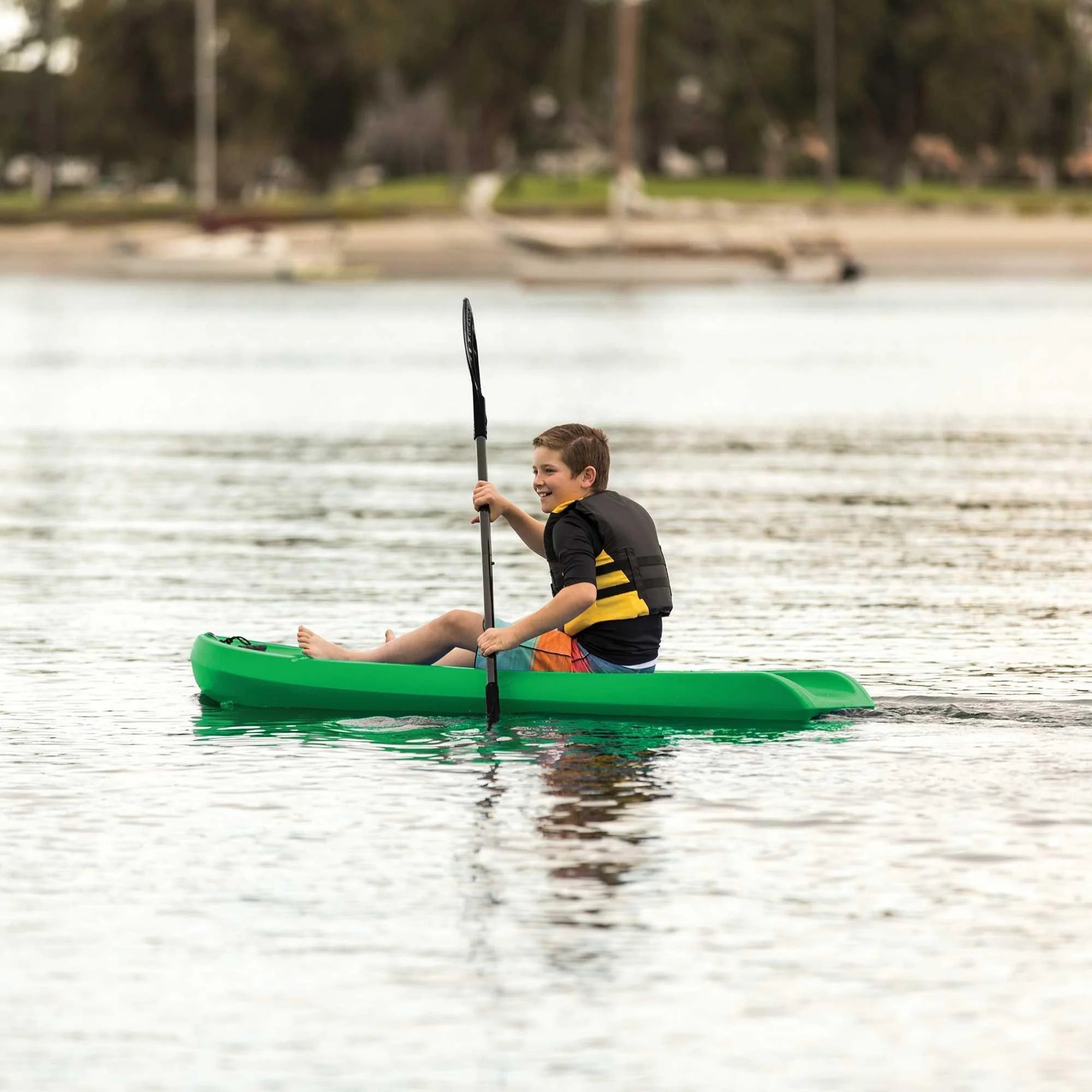 2026 Lifetime Recruit 6.5 ft Youth Sit-on-Top Kayak, Lime Green (90765)