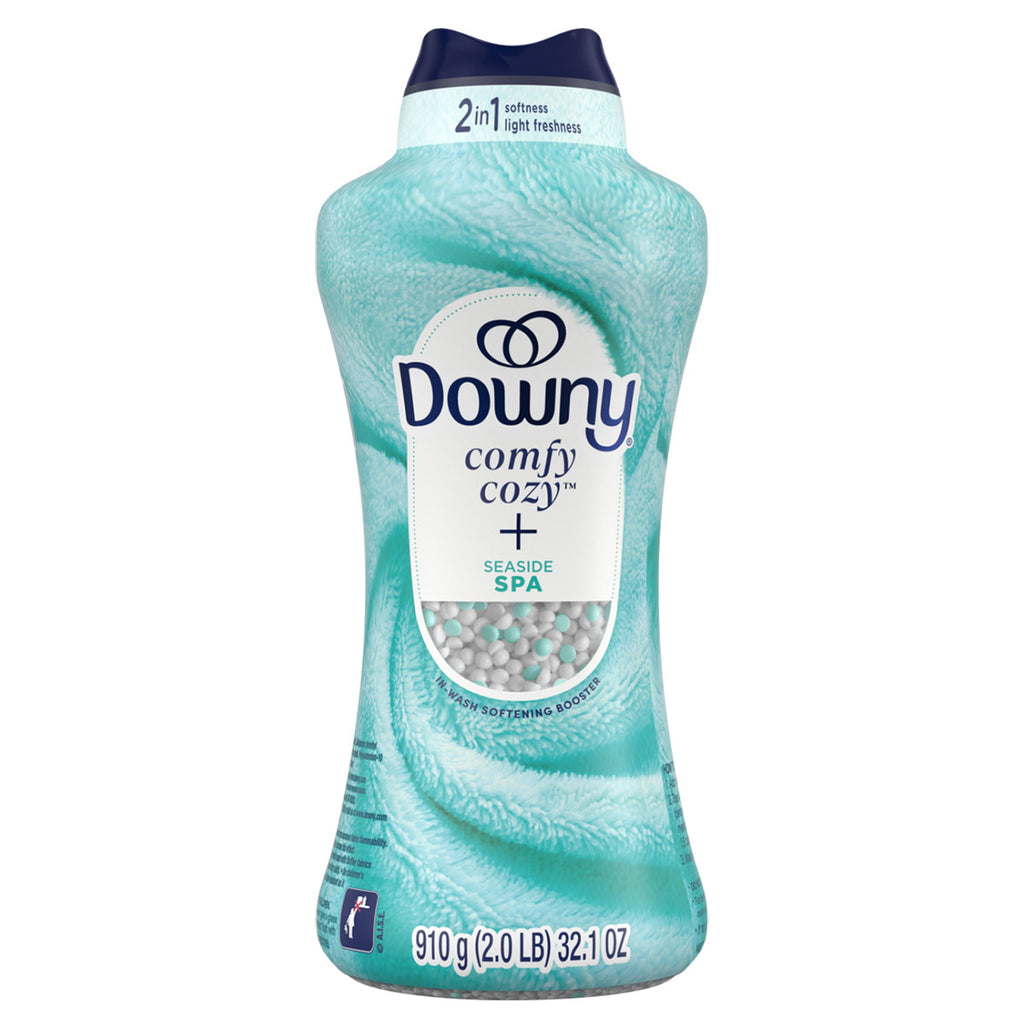 2026 Downy Comfy Cozy In-wash Softening Booster Beads, Seaside Spa, 31.2 oz