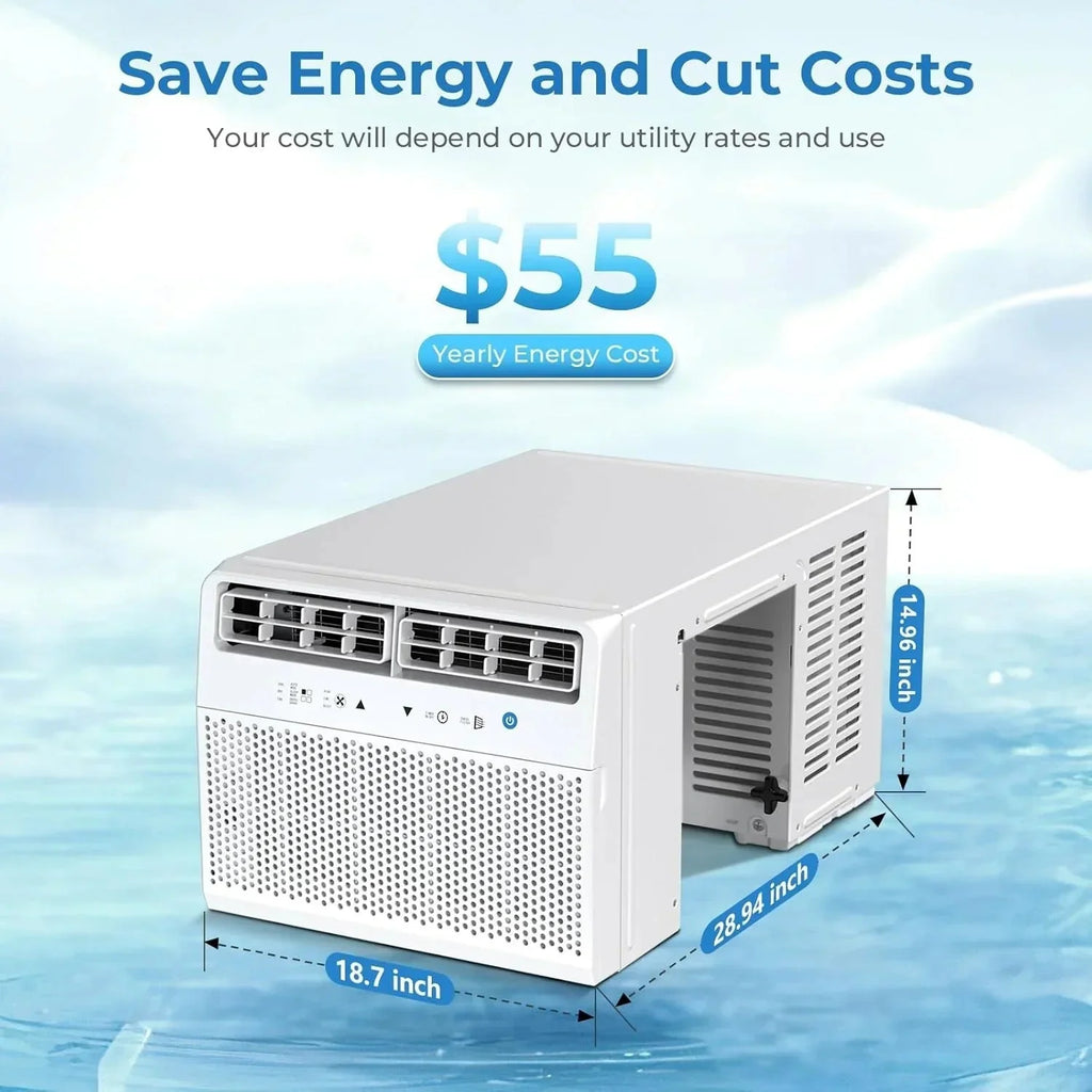 2026 Antarctic Star U-shaped window air conditioner 12000 BTU Ultra-quiet window air conditioner Cools