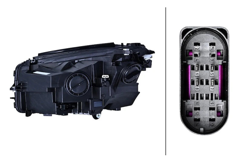 Headlight Assembly 16-21 Mercedes-Benz GLC250