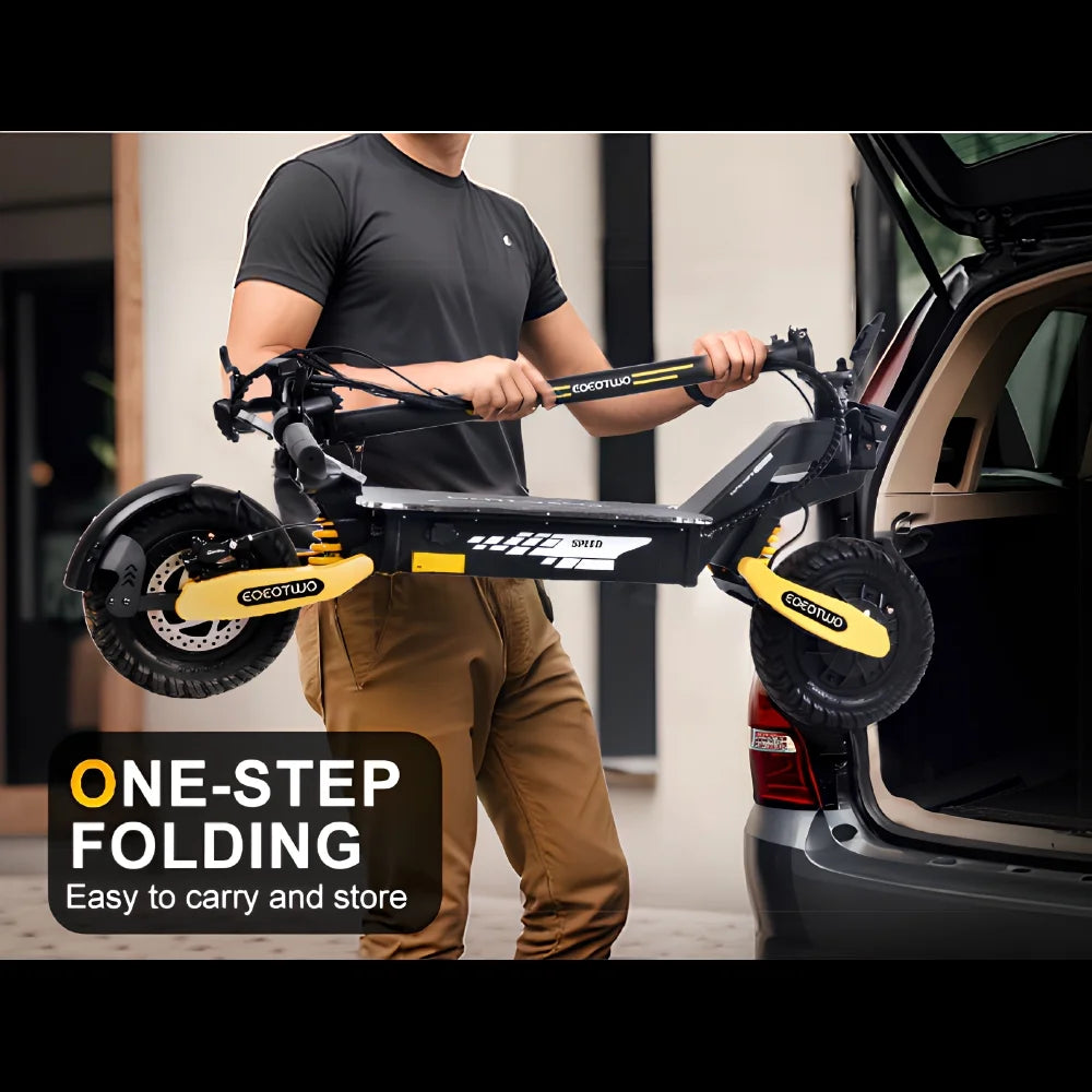2026 Off Road Electric Scooter for Adults, 1200W Motor Fast E Scooter, Up to 28MPH Top Speed & 20Miles Long Range, 11" Off-Road Tires, 330lbs MAX Load, Foldable