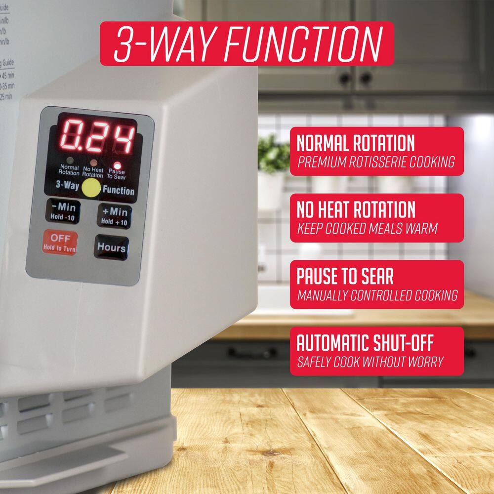 2026 Ronco Digital Platinum Showtime Countertop Rotisserie Oven ST5000PLAT