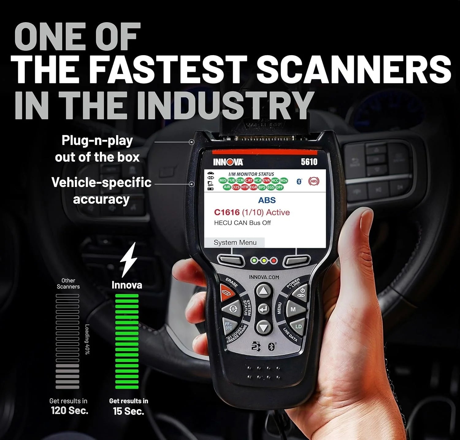 2026 Innova 5610 OBD2 Bidirectional Scan Tool with Updates & Support