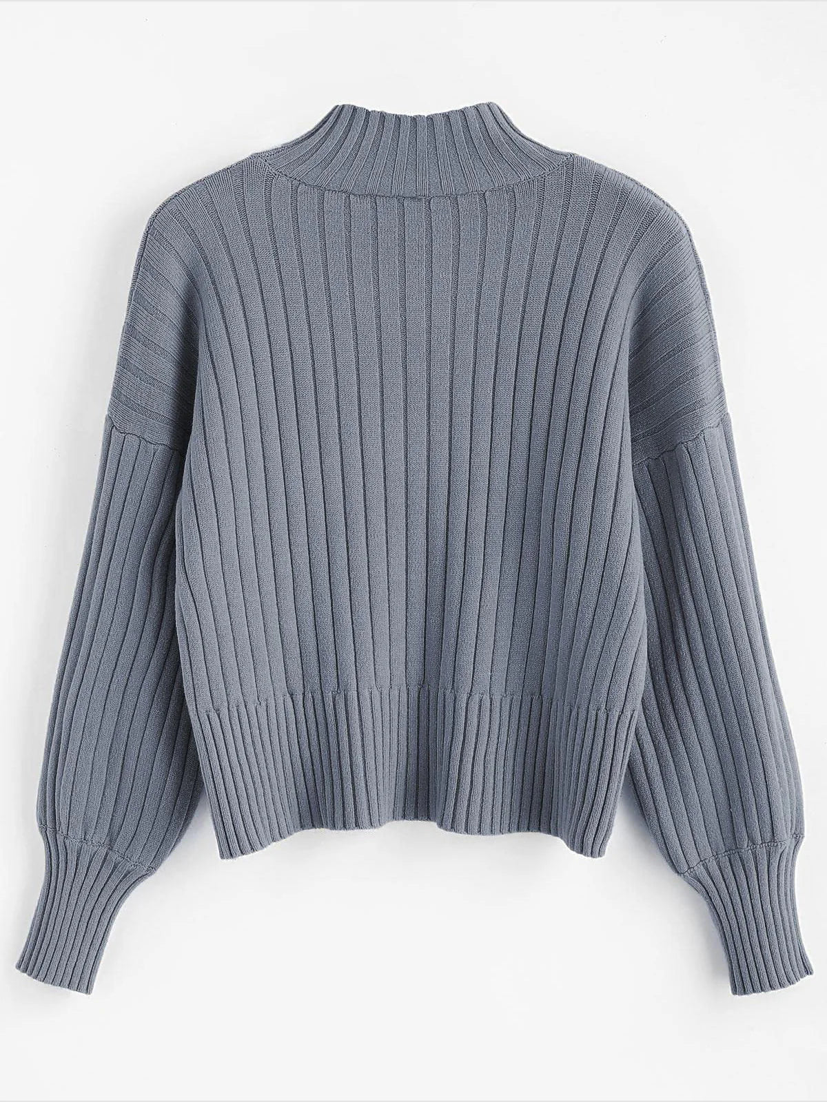 2026 Round Neck Long Sleeve Sweater
