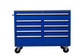 46" Rolling Tool Workbench – Heavy-Duty Mobile Storage Cabinet with 9 Drawers