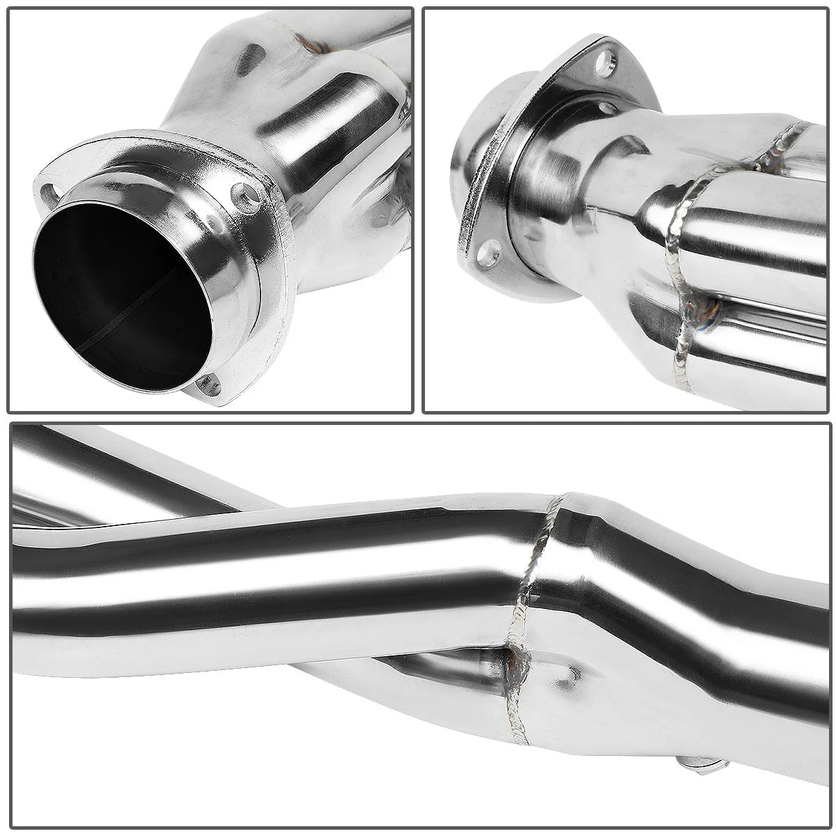 88-96 Ford F250 F350 7.5L V8 Mid Length 4-1 Exhaust Header - Stainless Steel