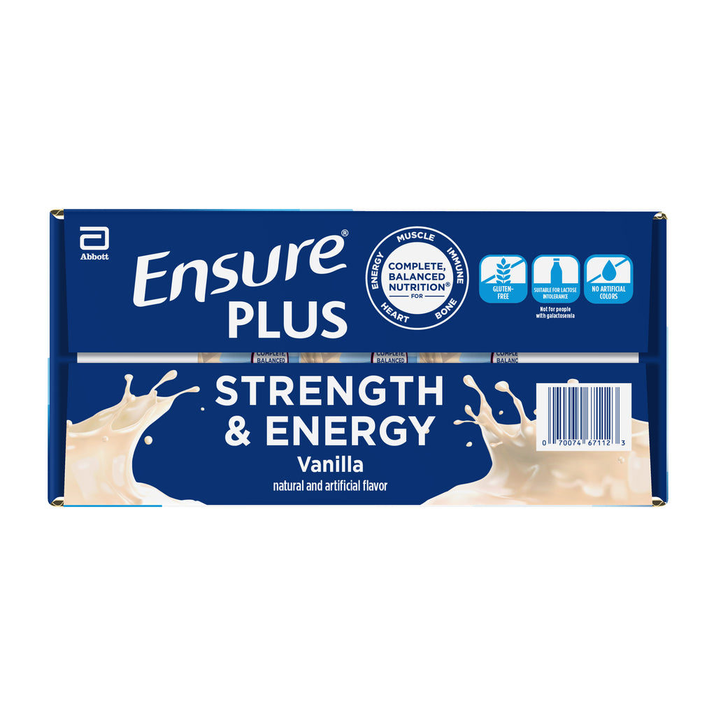 2026 Ensure Plus Nutrition Shake, Vanilla, 8 fl. oz, 30-pack