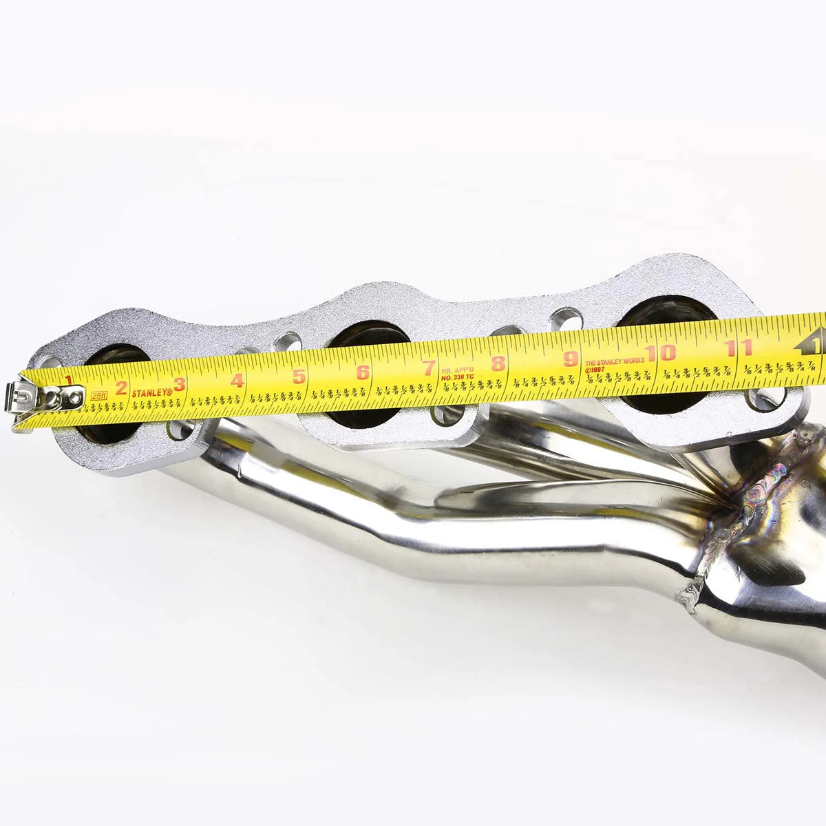 97-04 Ford F150 Heritage 4.2L V6 3-1 Shorty Exhaust Header w/O2 Sensor Bungs - Stainless Steel