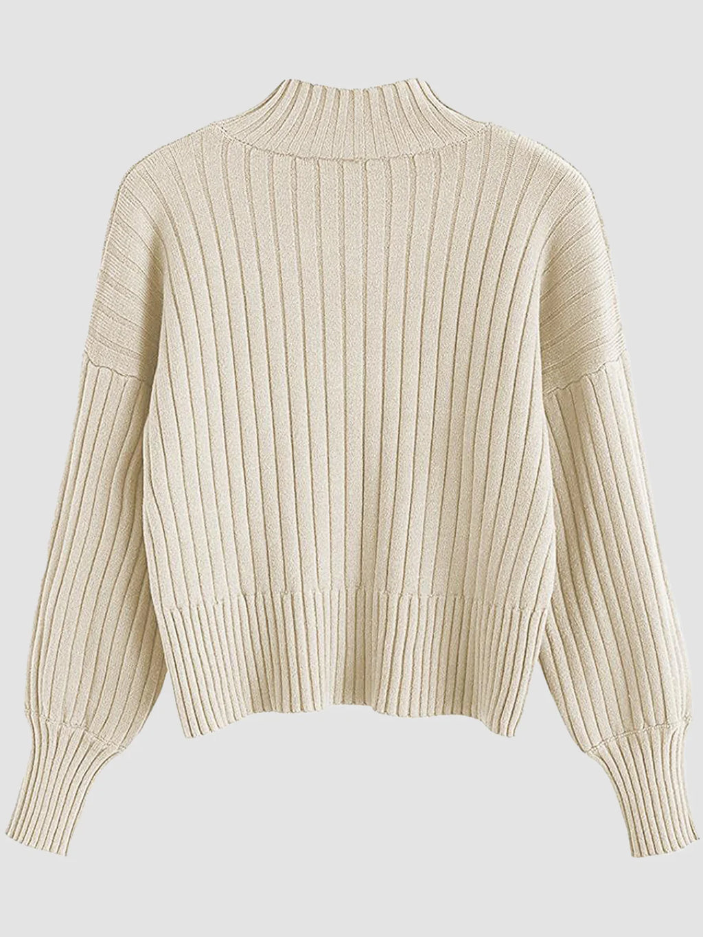 2026 Round Neck Long Sleeve Sweater