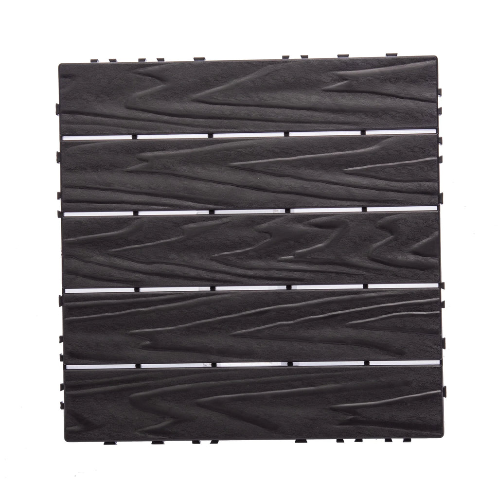 2026 76-Pack Plastic Interlocking Deck Tiles - 68.80 Sq.Ft Outdoor Plastic Flooring Super Durable & Waterproof All-Weather Indoor/Outdoor