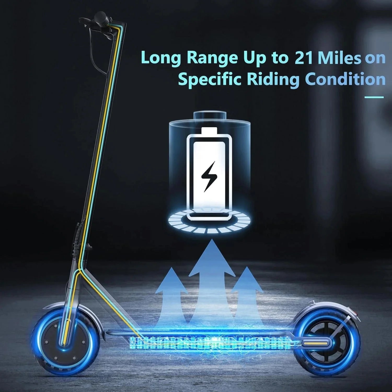 2026 Electric scooter, 350W/500W powerful motor, 8.5"/10" solid rubber tires, 19/22 mph, 28/21/12 mile range, dual brakes