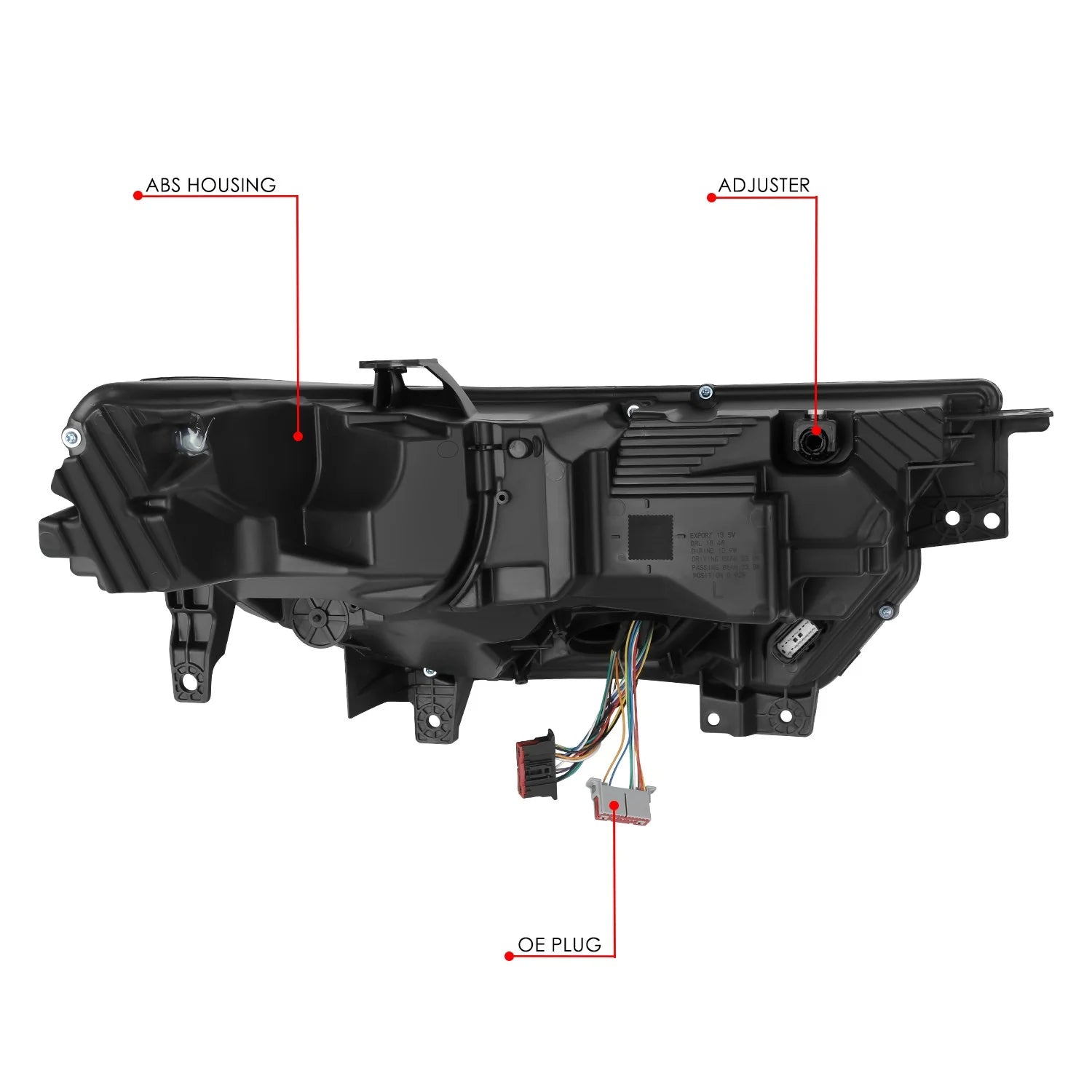 Factory Style Left Side Headlight20-24 Ford Explorer