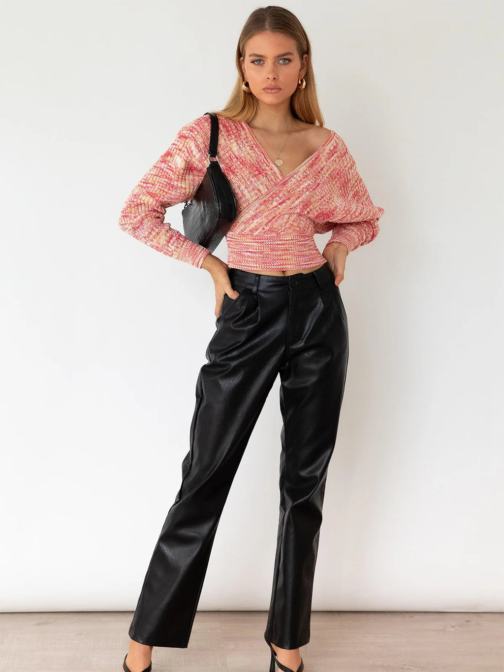 2026 Ribbed Wheat Fringe Sweater