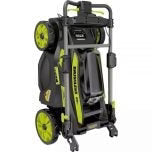 2026 2025 40V Brushless 20-inch Self-Propelled Hand Lawn Mower, Grass Trimmer and Leaf Blower with (2) Batteries and (2) Chargers