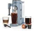 2026 Ninja Pods & Grounds Single-Serve Coffee Maker, K-Cup Pod Compatible, Brews Grounds, Compact Design, 56-oz. Reservoir, 6-oz. Cup to 24-oz. Travel Mug Brew Sizes, Iced Coffee Maker, Stone, PB041ST