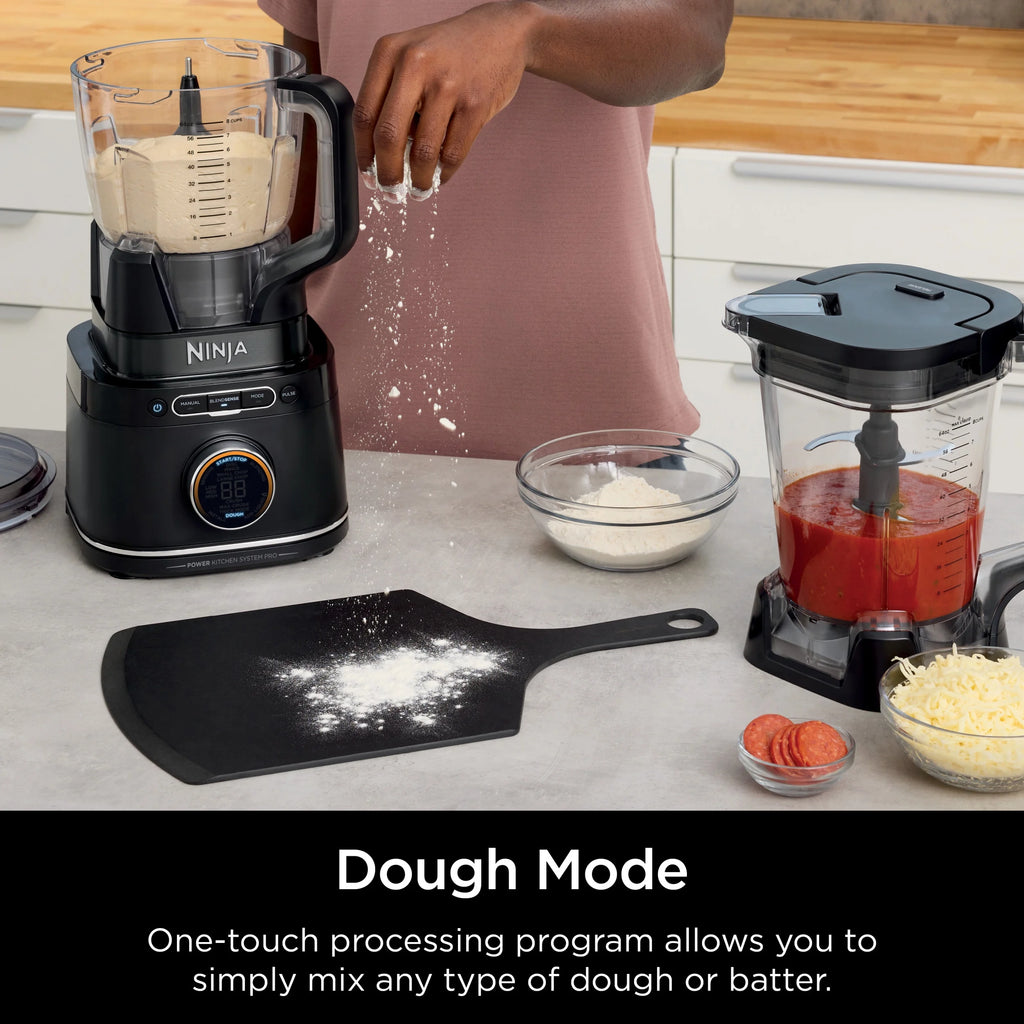 2026 Ninja Detect Kitchen System Power Blender + Processor with Blend Sense Technology, Silver, TB400