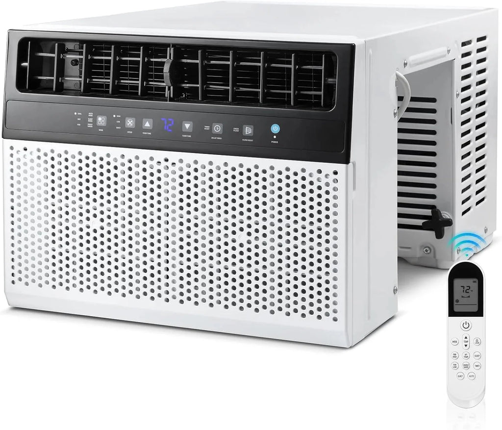 2026 Antarctic Star 12,000 BTU U-shaped window air conditioner, cools rooms up to 550 square feet with 6 modes, 24-hour timer, ultra-quiet window air conditioner