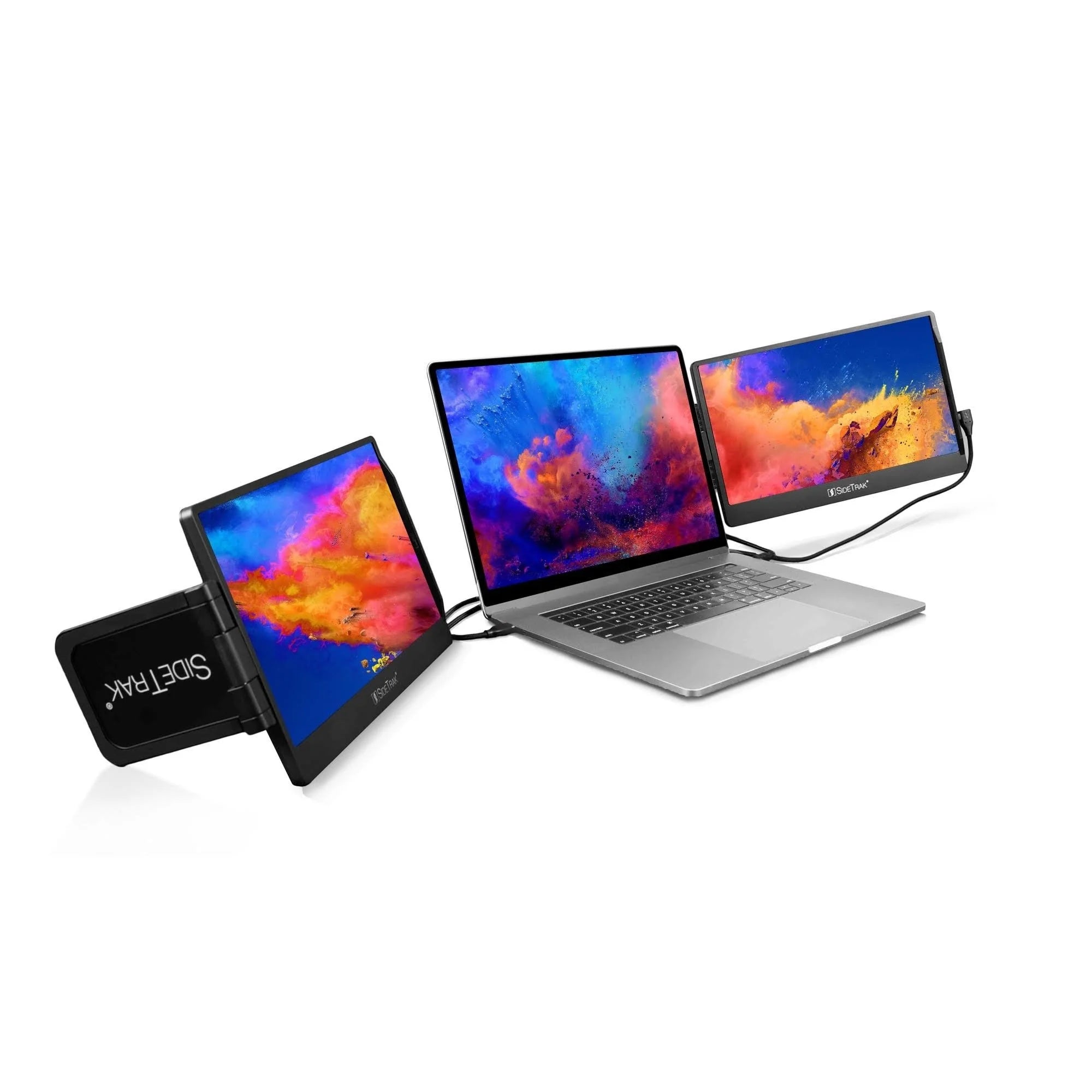 2026 SideTrak Swivel Triple Portable 12.5x22 Monitor 2-Pack - Black 82868419