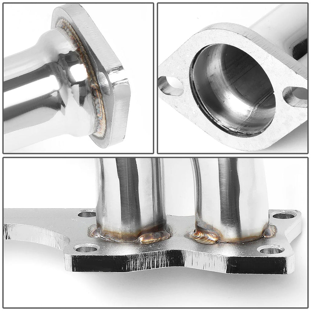 90-94 Nissan D21 2.4L Tri-Y Exhaust Header - Stainless Steel