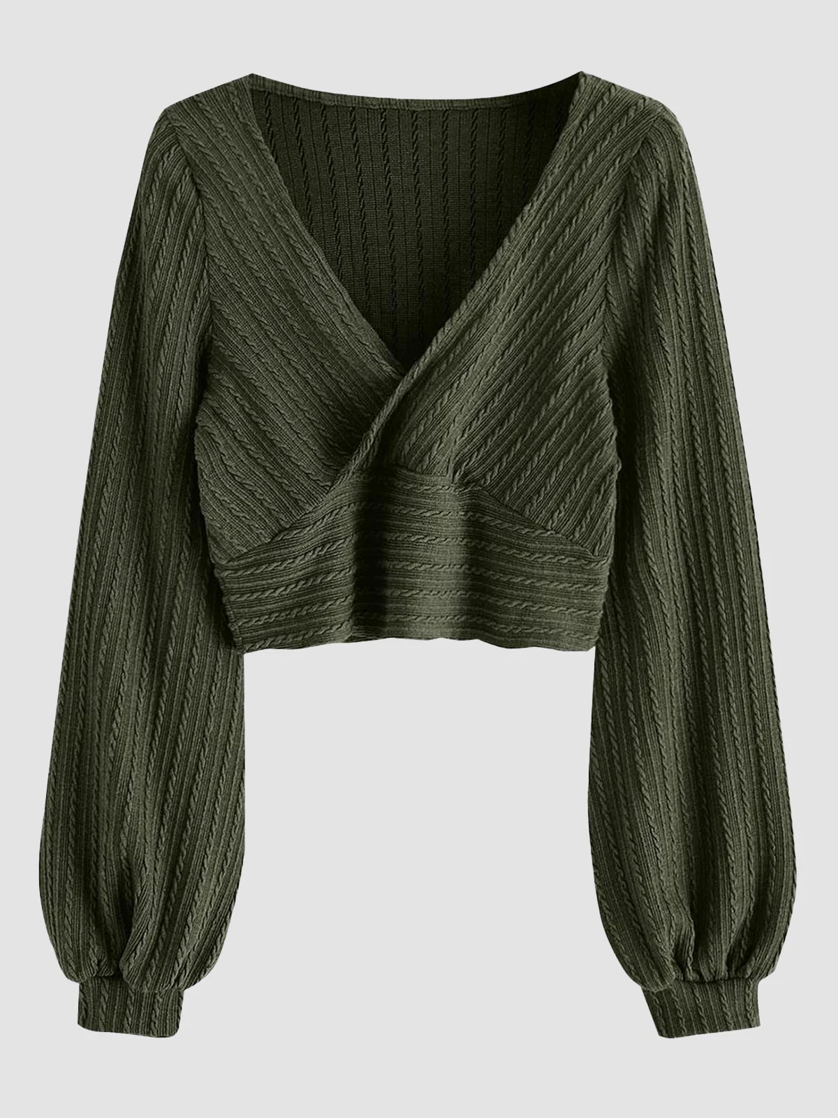 2026 Ribbed Knit Sweater