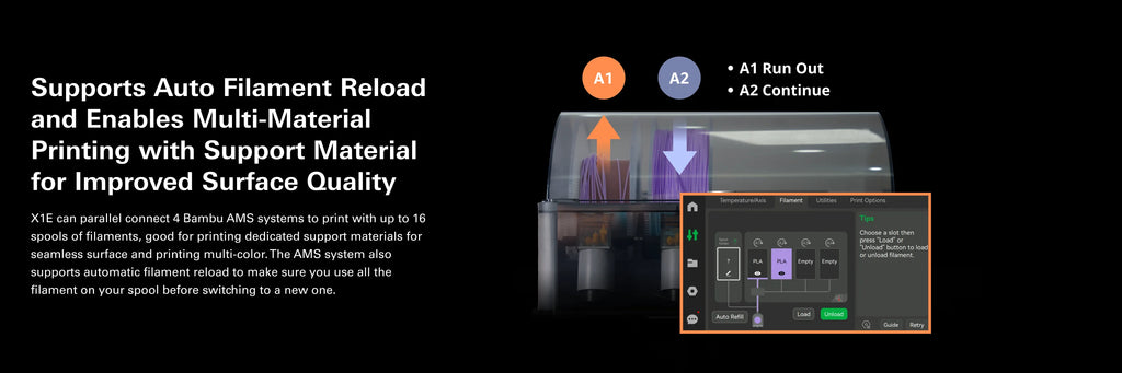 2026 Bambu Lab X1E Combo Craft 3D Printer