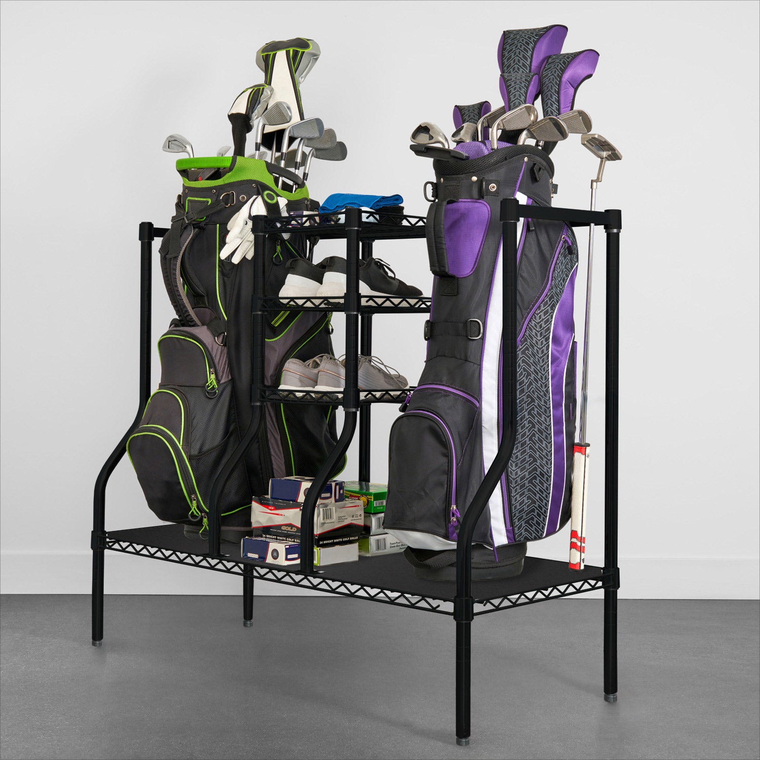 2026 SafeRacks Golf Bag and Equipment Storage Rack