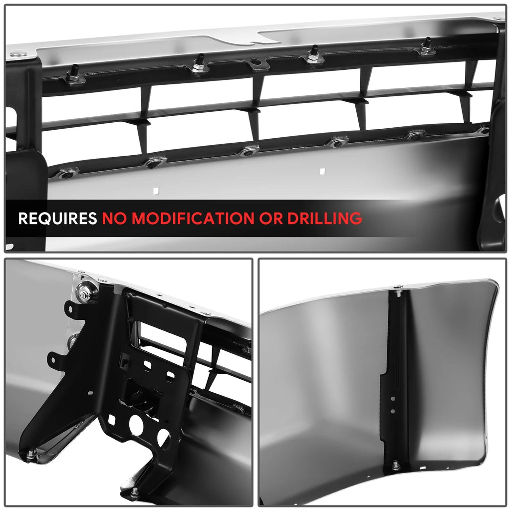 Modular Style Front Bumper w/ Fog Light Cutouts12-21 Nissan NV1500 2500 3500