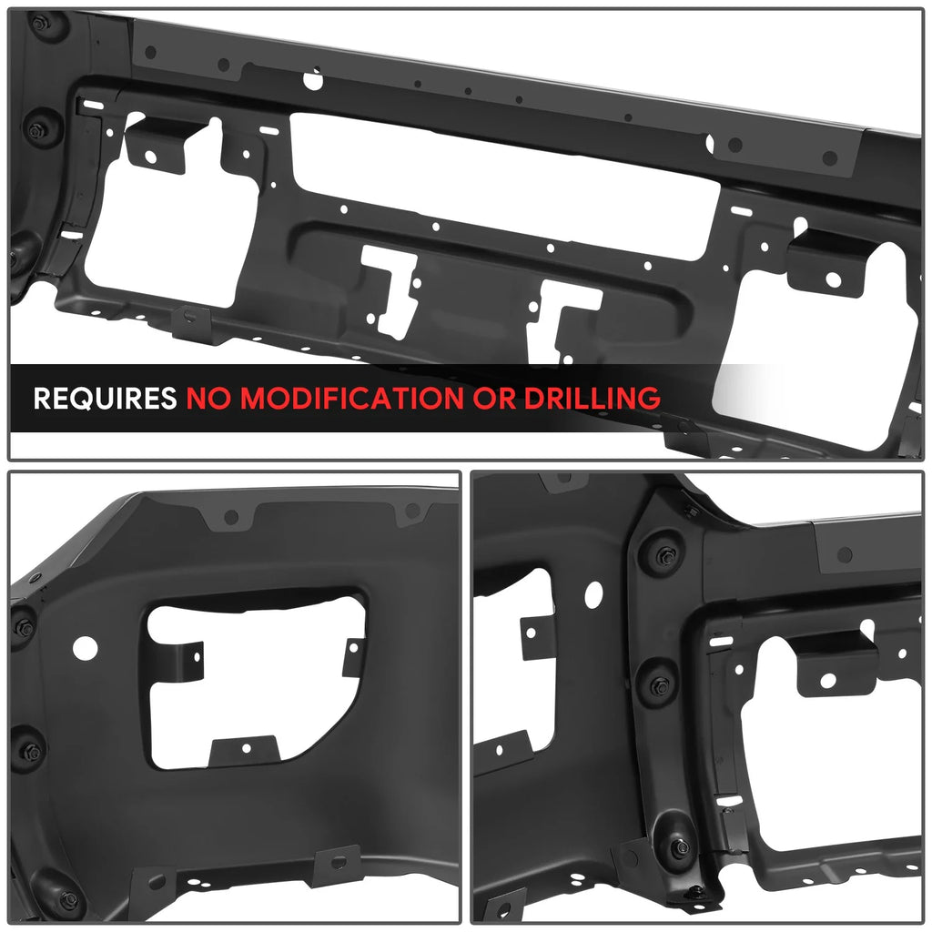 Modular Style Front Bumper w/ Parking Sensor Holes15-19 GMC Sierra 2500 3500 HD