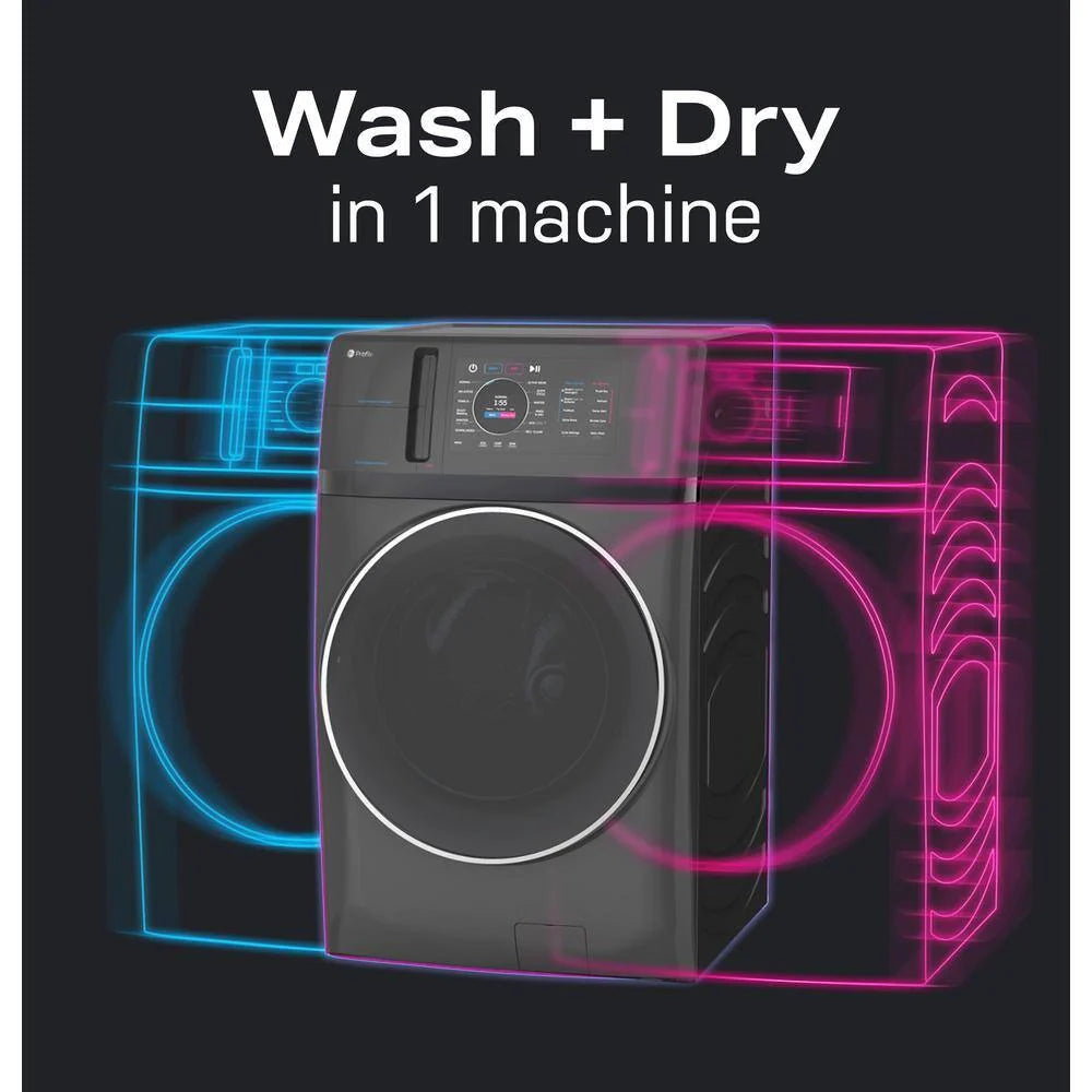 2026 Profile 4.8 cu. ft. UltraFast combination washer-dryer with ventless heat pump technology in Carbon Graphite