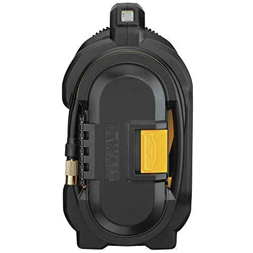 2026 DEWALT 20V MAX tire inflator, compact and portable, automatic shut-off, LED light