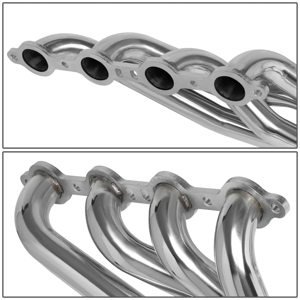 99-06 Chevy Silverado GMC Sierra 4.8L 5.3L 6.0L V8 Long Tube Exhaust Header + Y-Pipe Stainless Steel