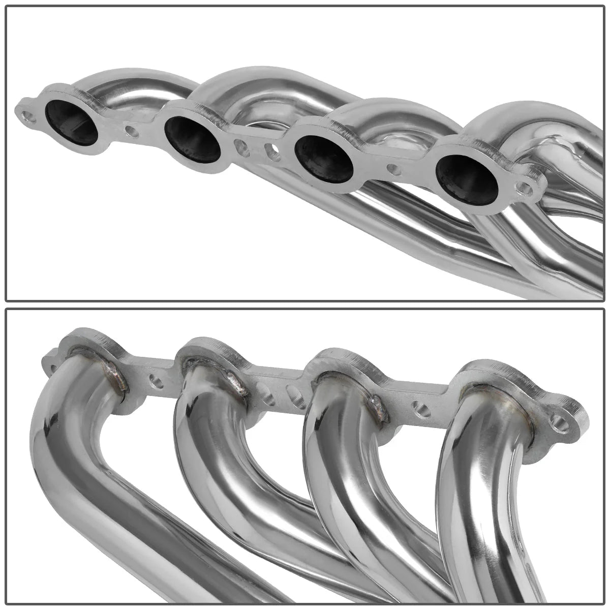 99-06 Chevy Silverado GMC Sierra 4.8L 5.3L 6.0L V8 Long Tube Exhaust Header + Y-Pipe Stainless Steel