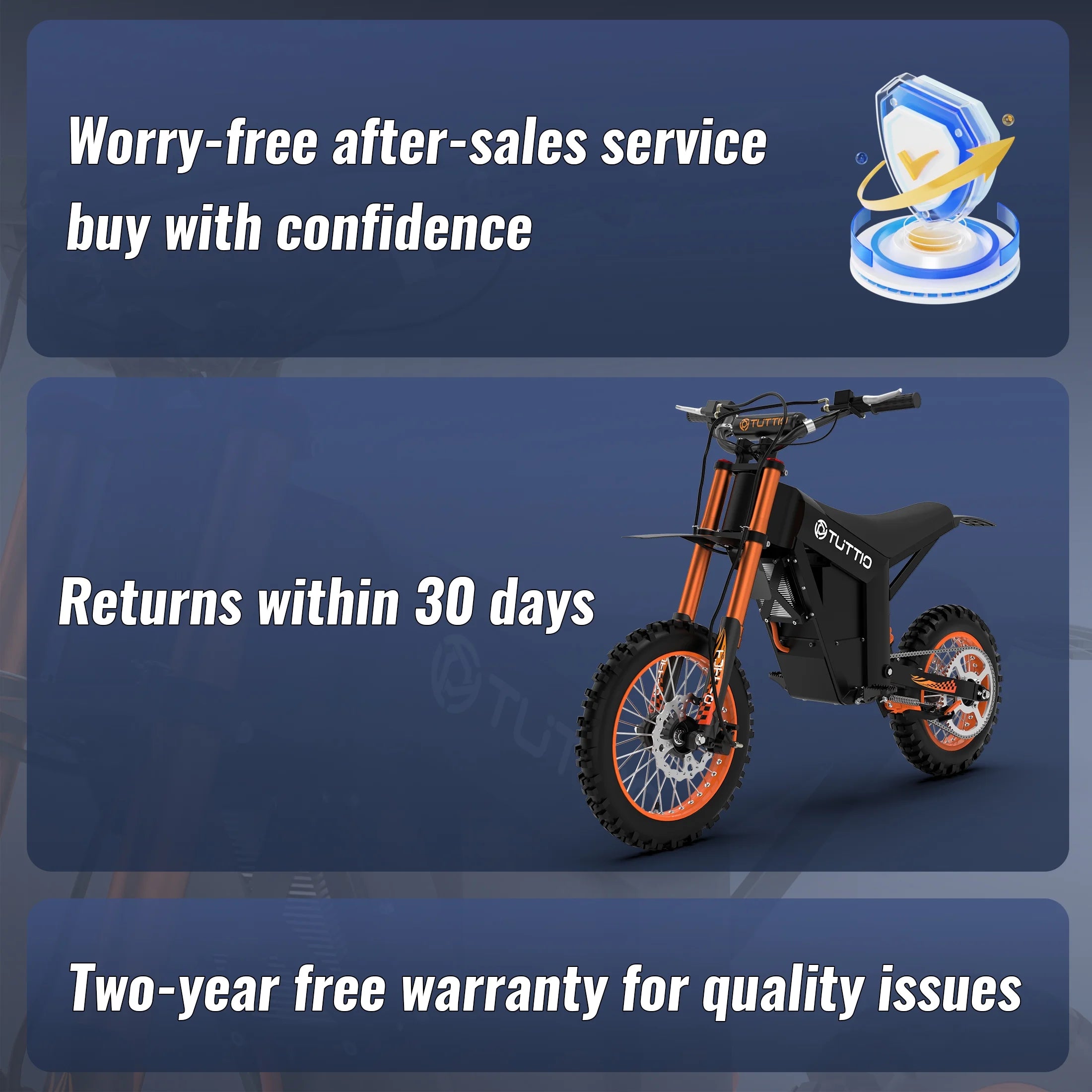 2026 TUTTIO Soleil01 Adult Electric Dirt Bike (with Branded Helmet), 2000W, 48V 21Ah Battery, 37Mph Full Suspension Mountain E-Bike, 200Nm Torque All-Terrain Electric Motorcycle