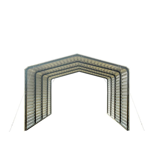 2026 2025 TMG-CP1220F 12' x 20' All-steel carport with closed side walls