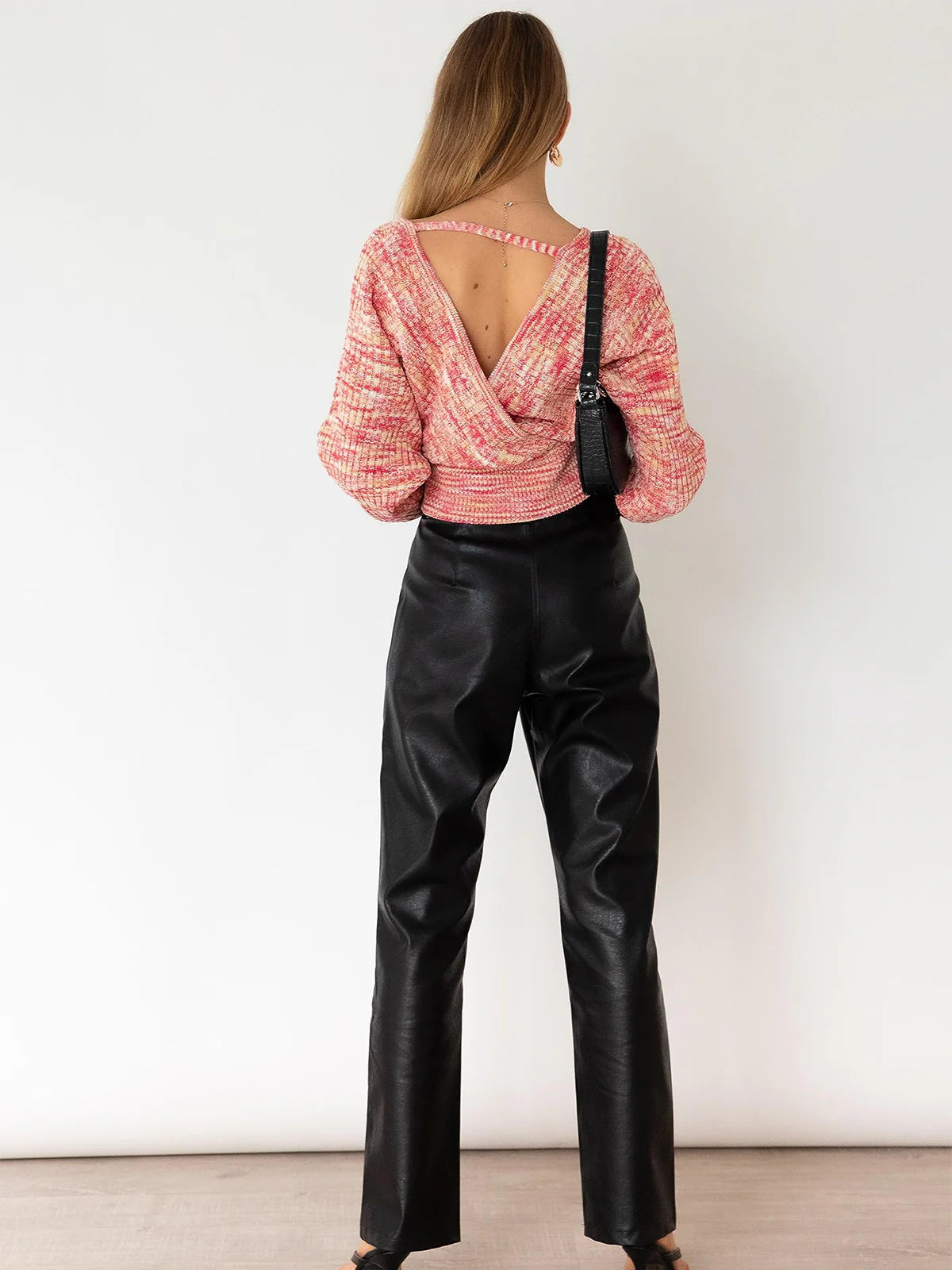 2026 Ribbed Wheat Fringe Sweater