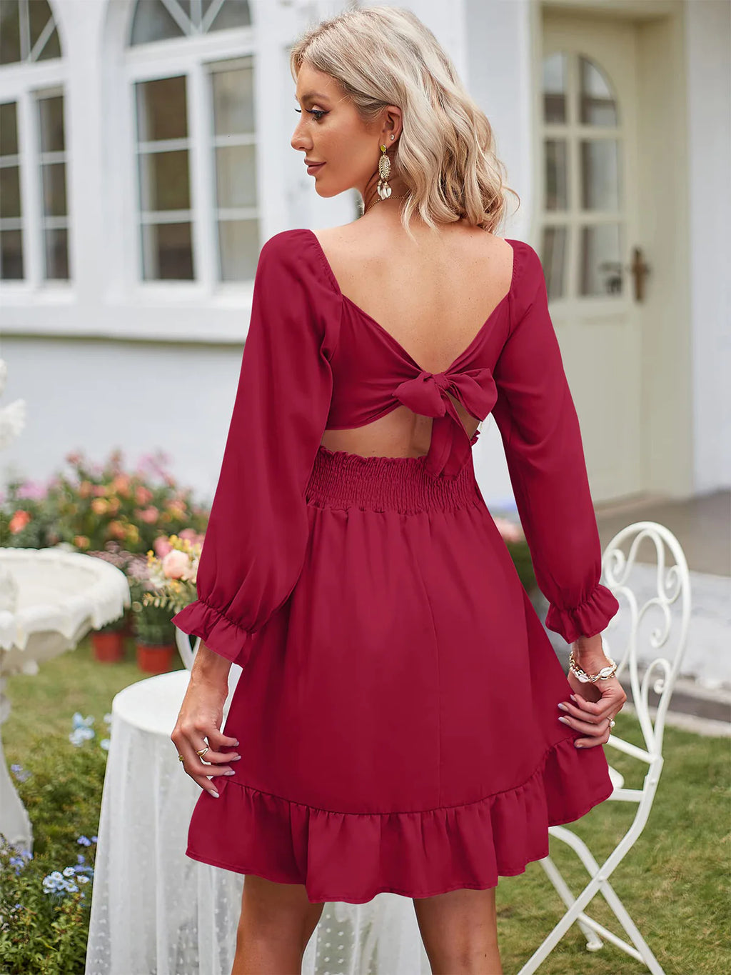 2026 Square Neck Strapless Homecoming Dress