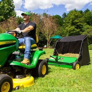 2026 John Deere 42″ trailed lawn sweeper, 24 cubic foot capacity, adjustable brushes