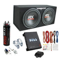 2026 12-inch car subwoofer with 1200W and 1100W amplifier including kit and capacitor
