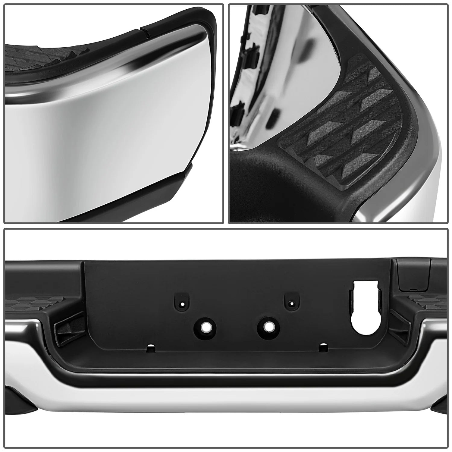 Rear Bumper W/ License Plate Lights  19-24 RAM 1500