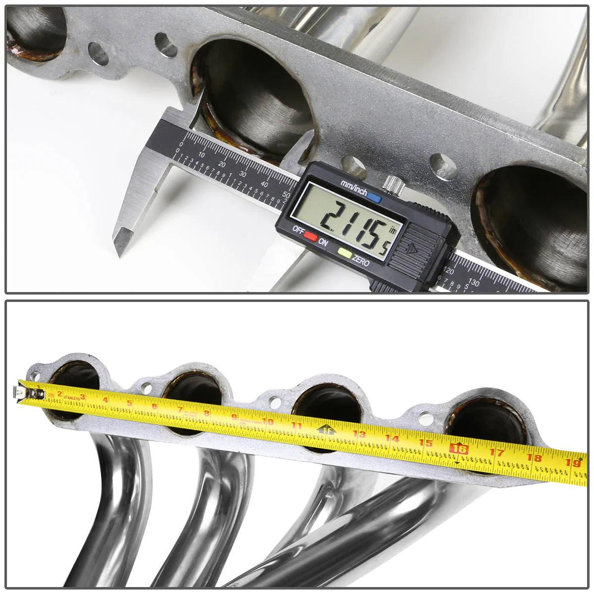 Chevy Big Block BBC V8 Jet Boat Water Inject 4-1 Exhaust Headers - Stainless Steel