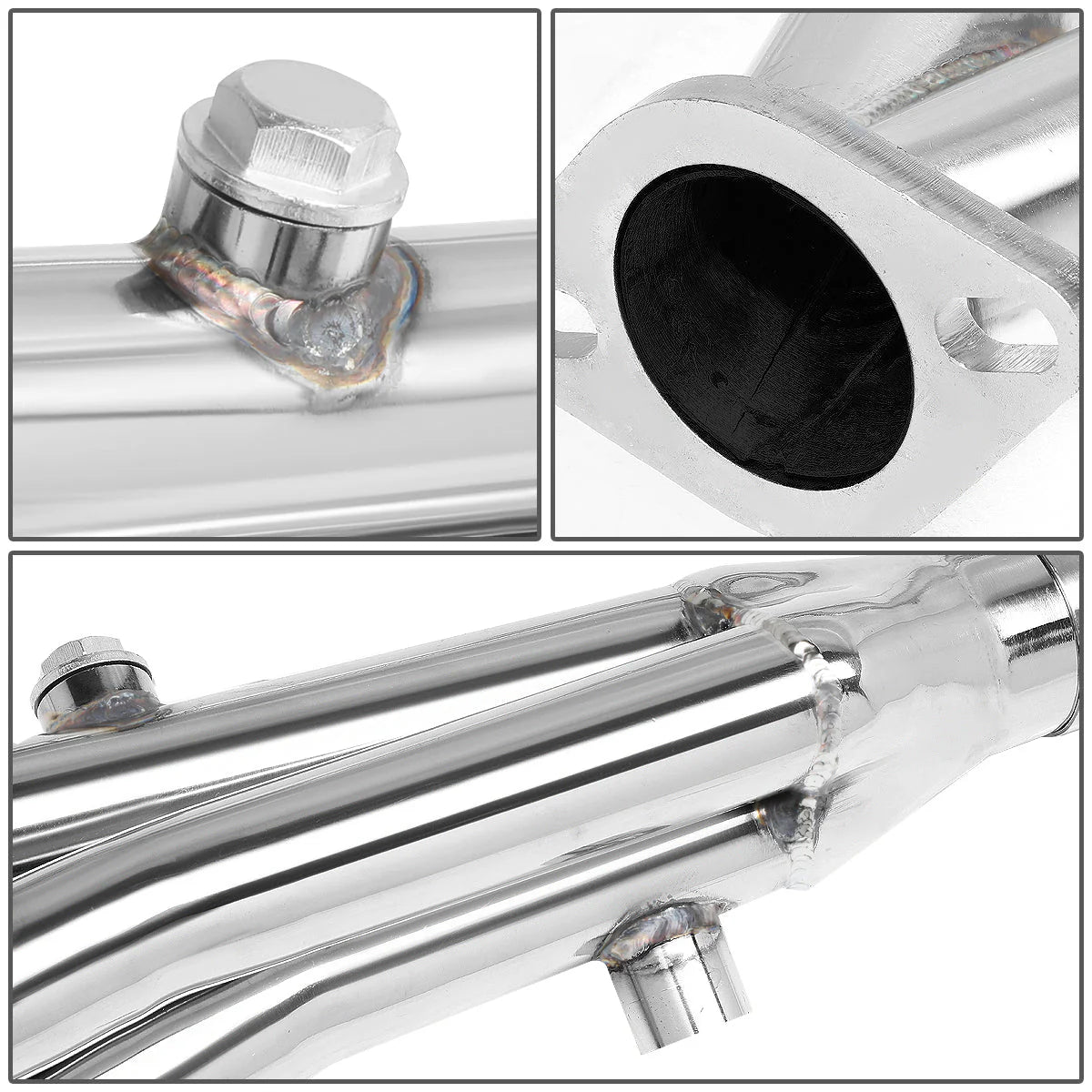 84-89 Nissan 300ZX VG30E 3.0L SOHC Non Turbo Tri-Y Shorty Exhaust Header - Stainless Steel