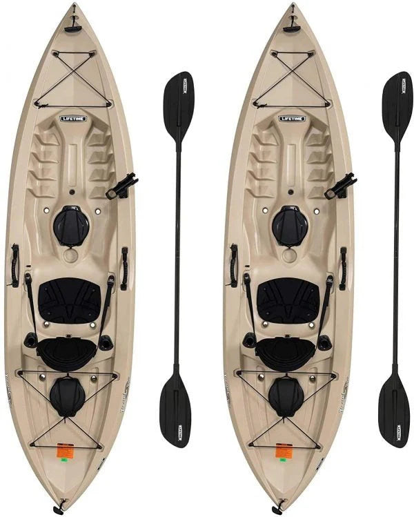 2026 Lifetime 90806 Tamarack Angler 100 Fishing Kayak C 2-Pack (Paddles included)