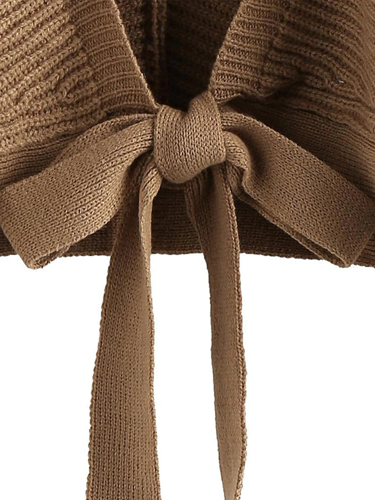 2026 Ribbed Knit Sexy Drop Shoulder Sweater